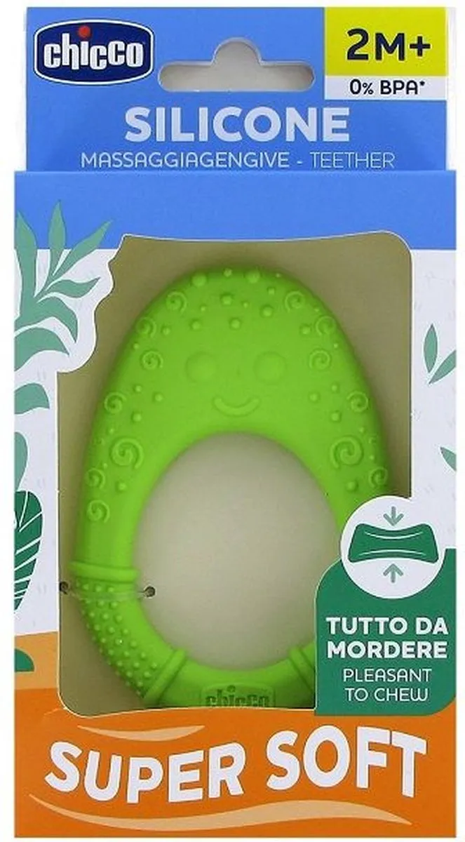 Chicco Supersoft Bijtring Avocado