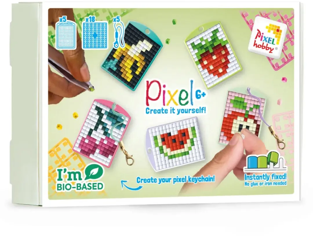 Pixelhobby Medaillonset Fruit - 33 Stuks