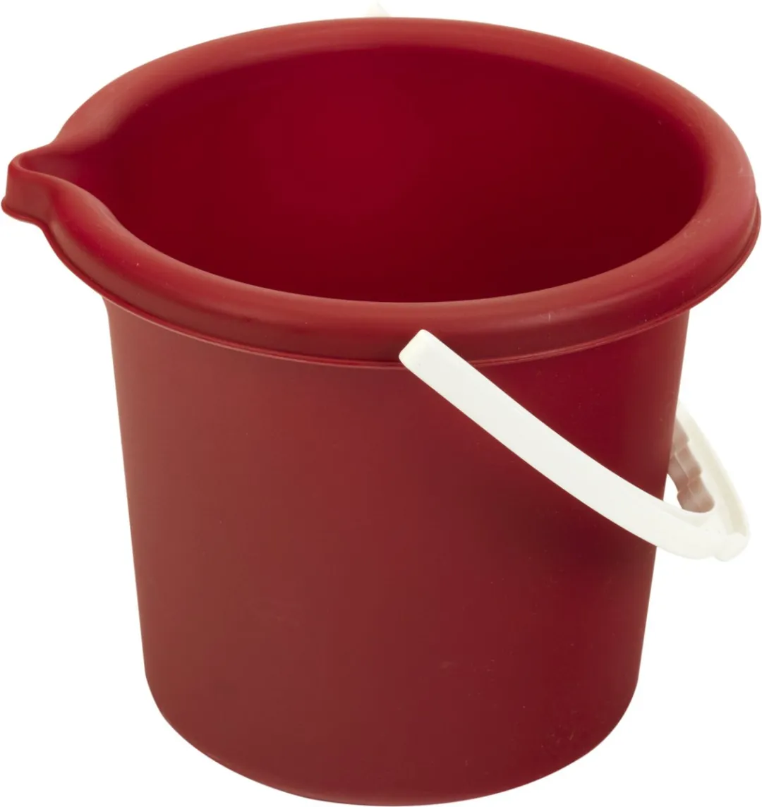 Klein Toys Little Foot Emmer 2L - 95% Gerecycled Plastic - Rood/Wit