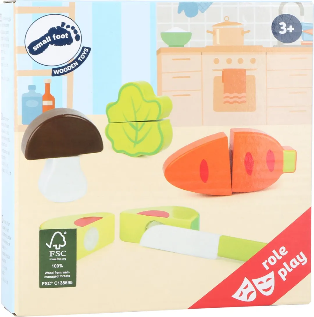 Small Foot Houten Groente Speelset - Wit