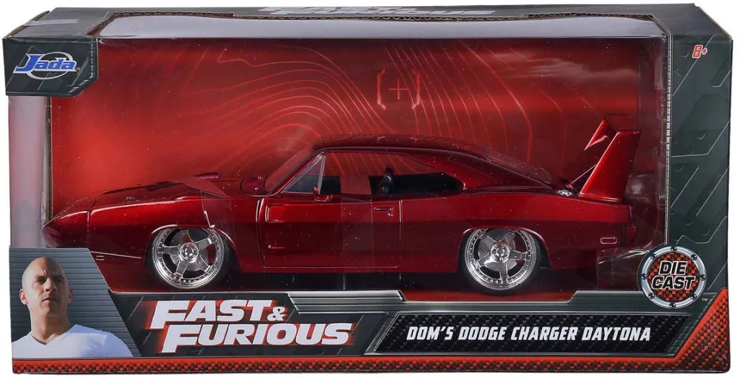 Jada Toys Fast & Furious 1969 Dodge Charger 1:24 - Rood