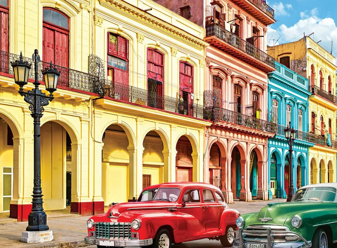 Eurographics La Havana Cuba Legpuzzel 1000 Stuks - 68x48cm - Meerkleurig
