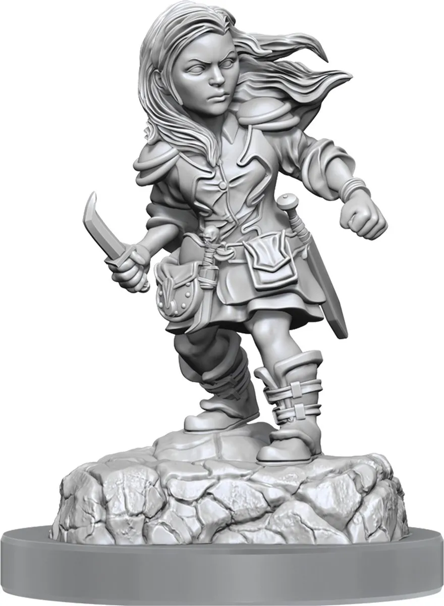 Wizkids D&D Nolzur's Marvelous Miniatures Halfling Rogue Female 2