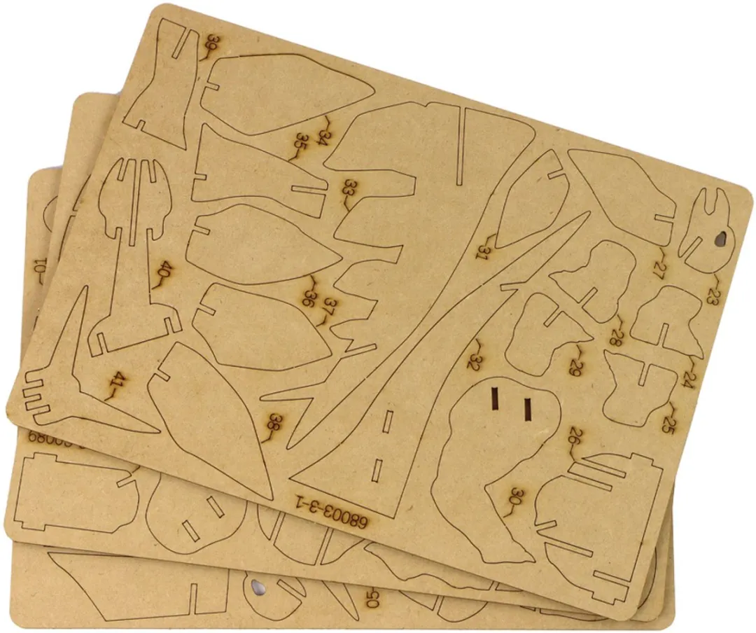 Lean Toys Houten 3D Puzzel Stegosaurus - 41 Delen