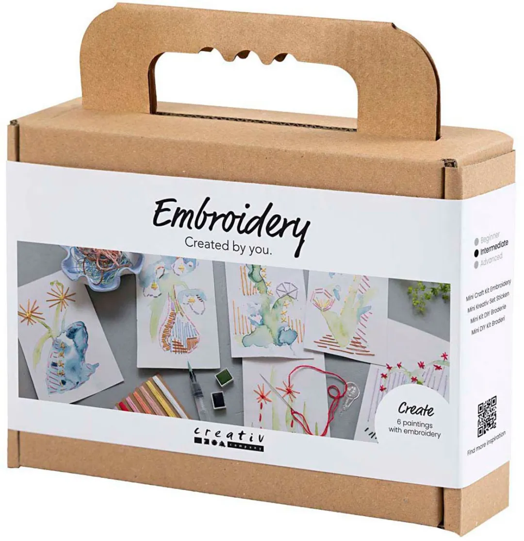 Creativ Company Mini Hobbyset Borduurwerk - Multicolor