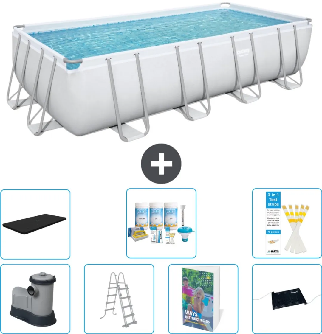 Bestway Power Steel Zwembad 549x274x122cm