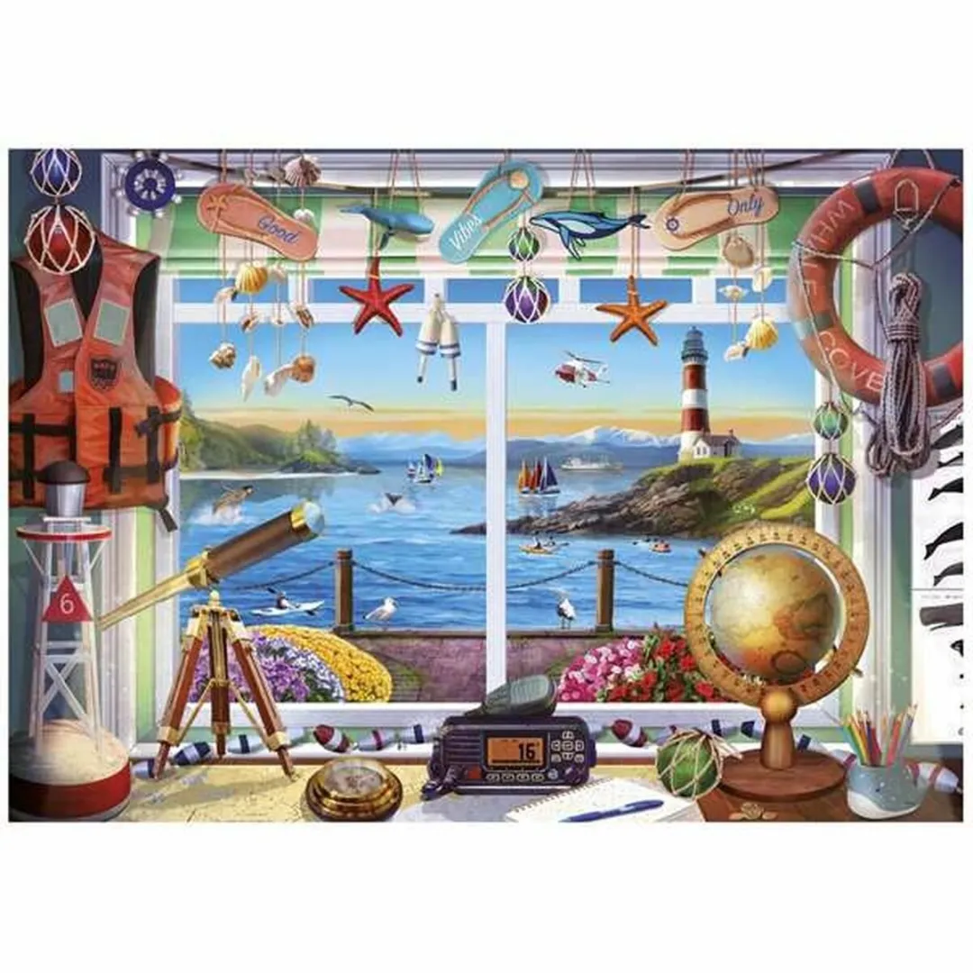 Educa Leven In De Haven Puzzel 1000 Stuks - Multi