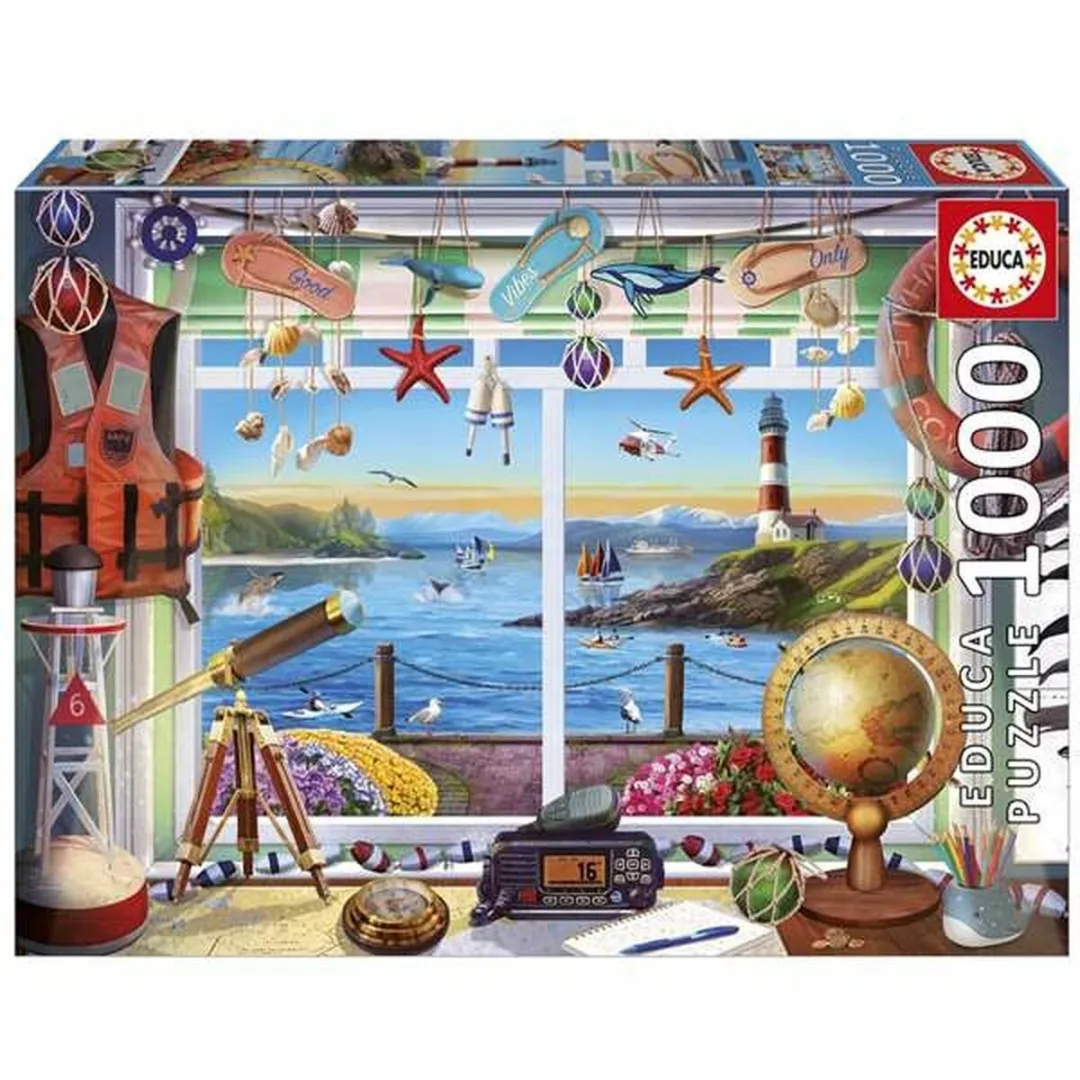 Educa Leven In De Haven Puzzel 1000 Stuks - Multi