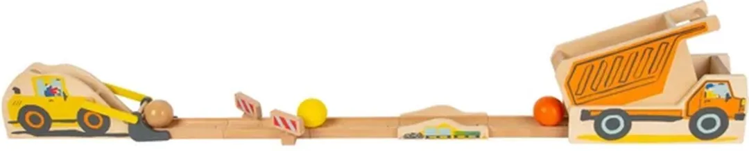 Small Foot Houten Knikkerbaan Junior Bouwplaats - Multicolor