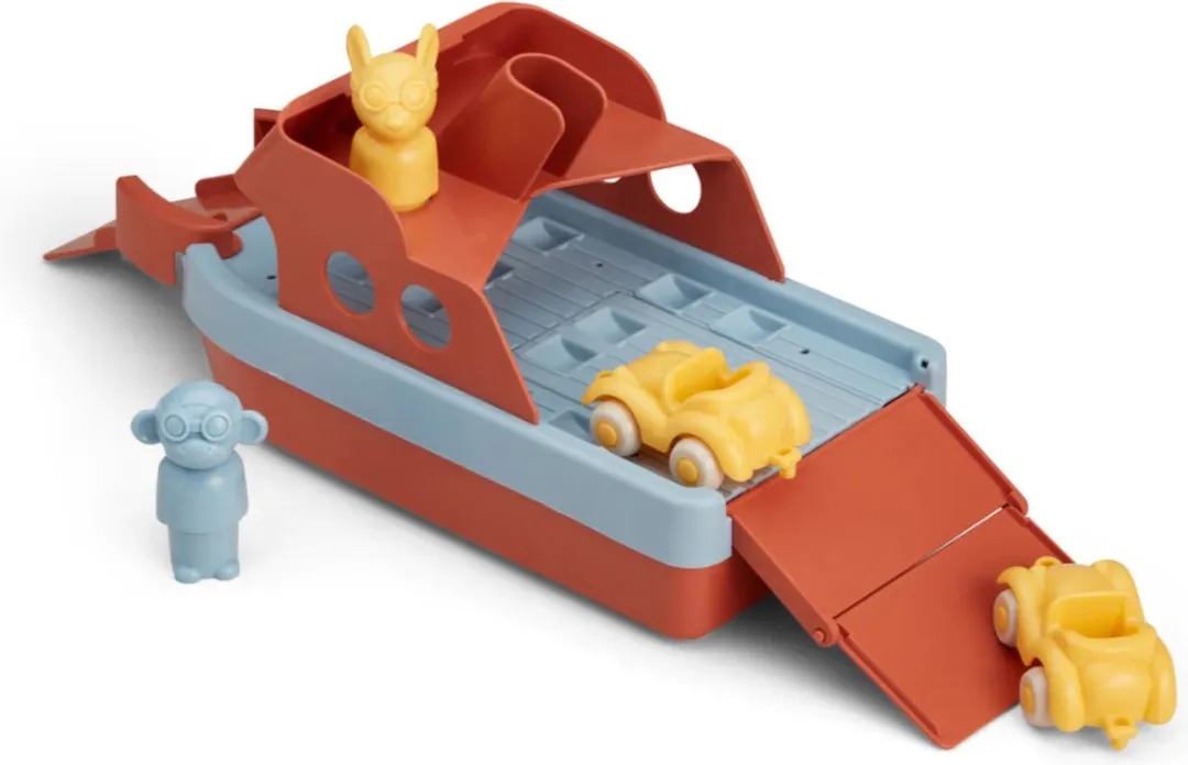 Viking Toys RE:LINE Veerboot 31x16x16cm - 2 Auto's & Poppetjes