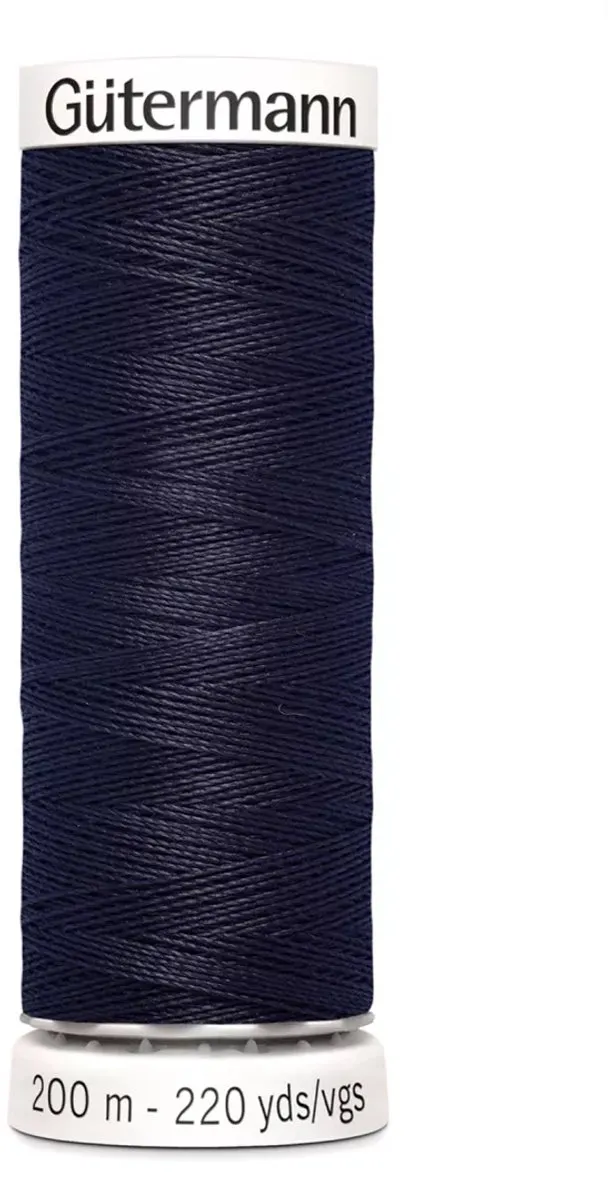 Gutermann Polyester Naaigaren 200m - Blauw - afbeelding 6 van 6