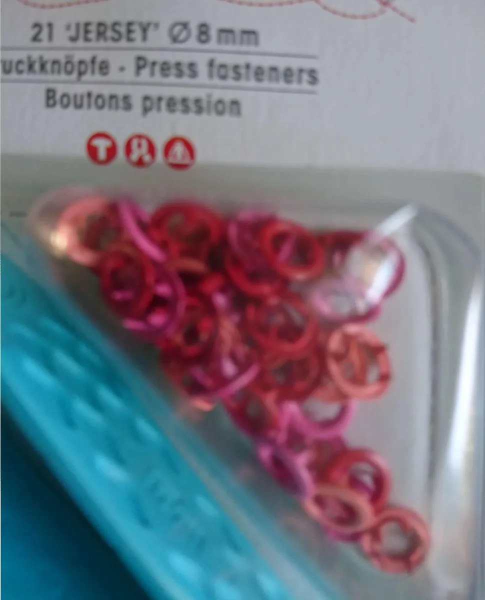 Prym Love Drukknopen Jersey 8mm - Rood - 21 Stuks