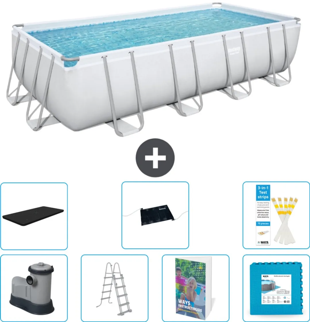 Bestway Power Steel Zwembad 549x274x122cm