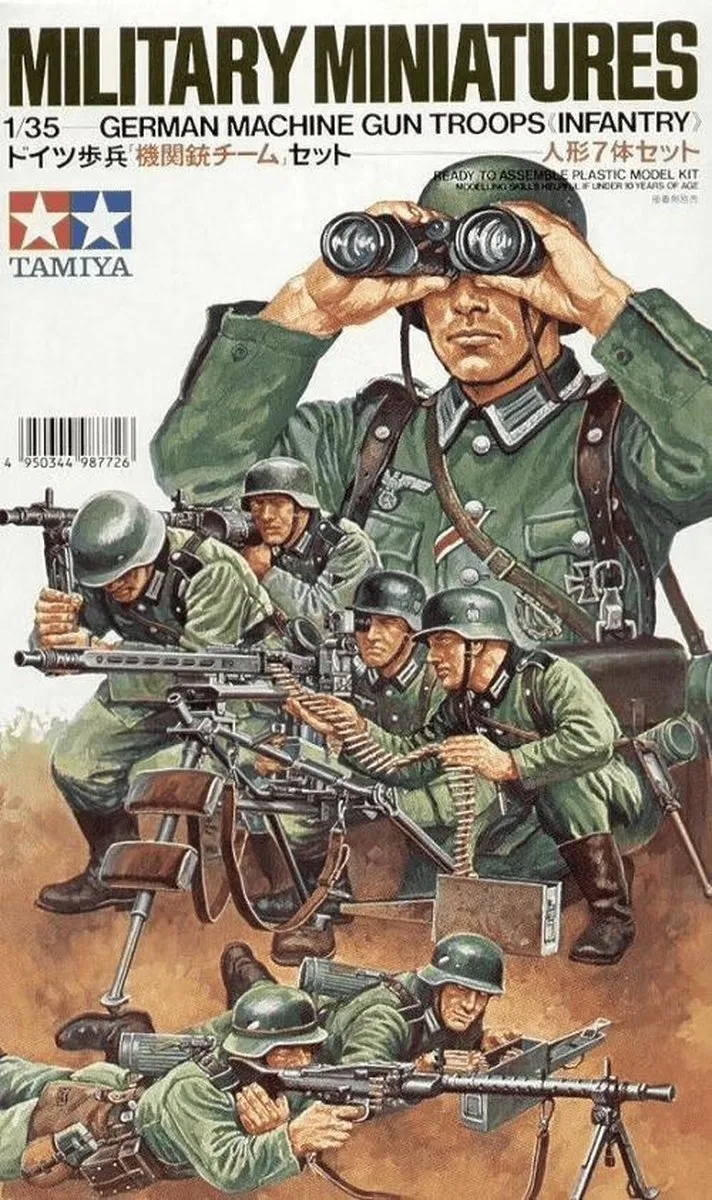 Tamiya 35038 German MG Troops Modelbouwpakket