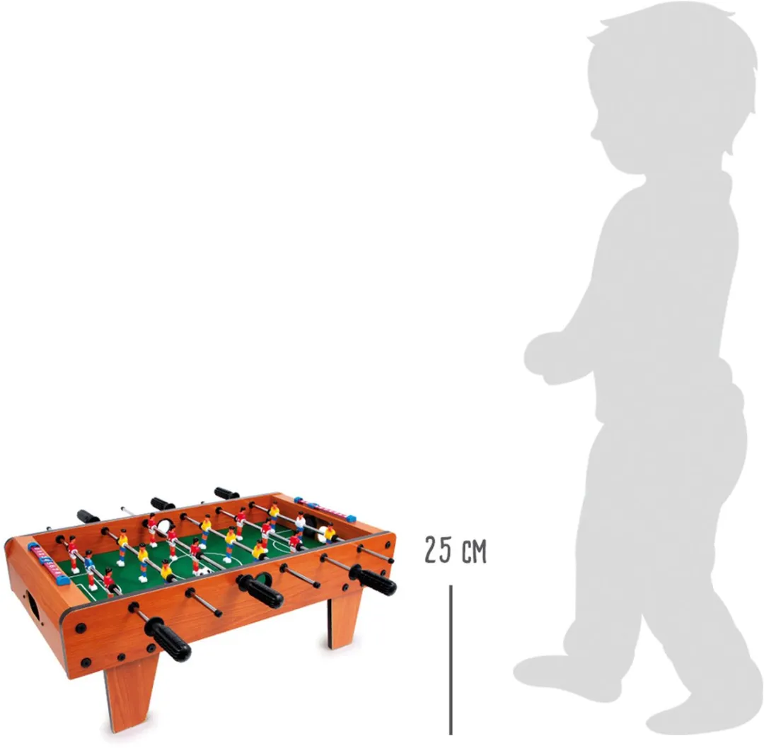 Small Foot Houten Tafelvoetbal 6702 - Bruin