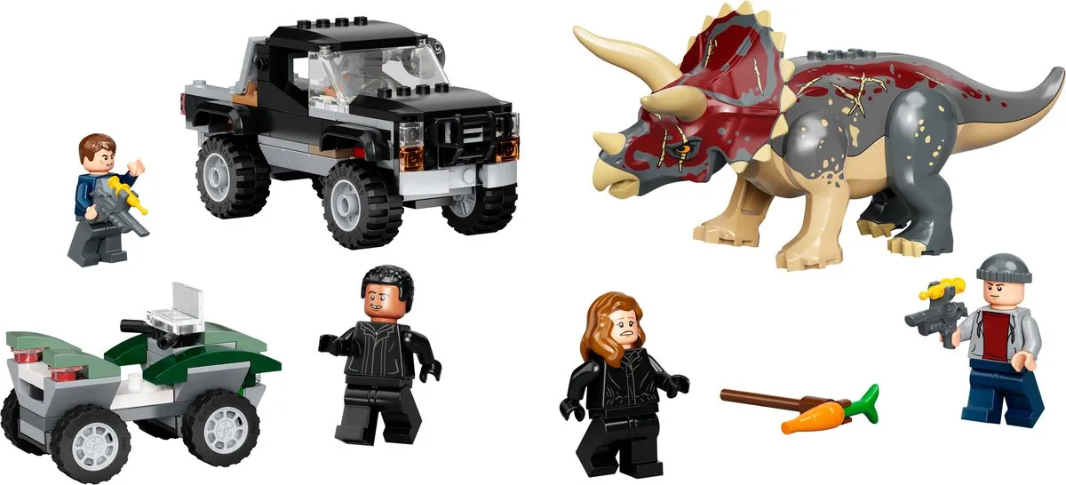 LEGO Jurassic World Triceratops Pick-up 76950 - 210 Stukken - afbeelding 6 van 6