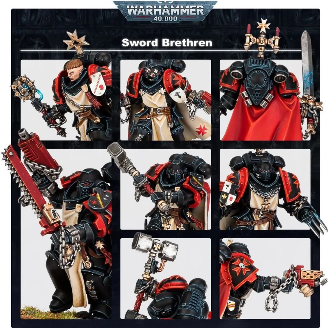 Games Workshop Space Marines Black Templars Sword Brethren - 149 Onderdelen