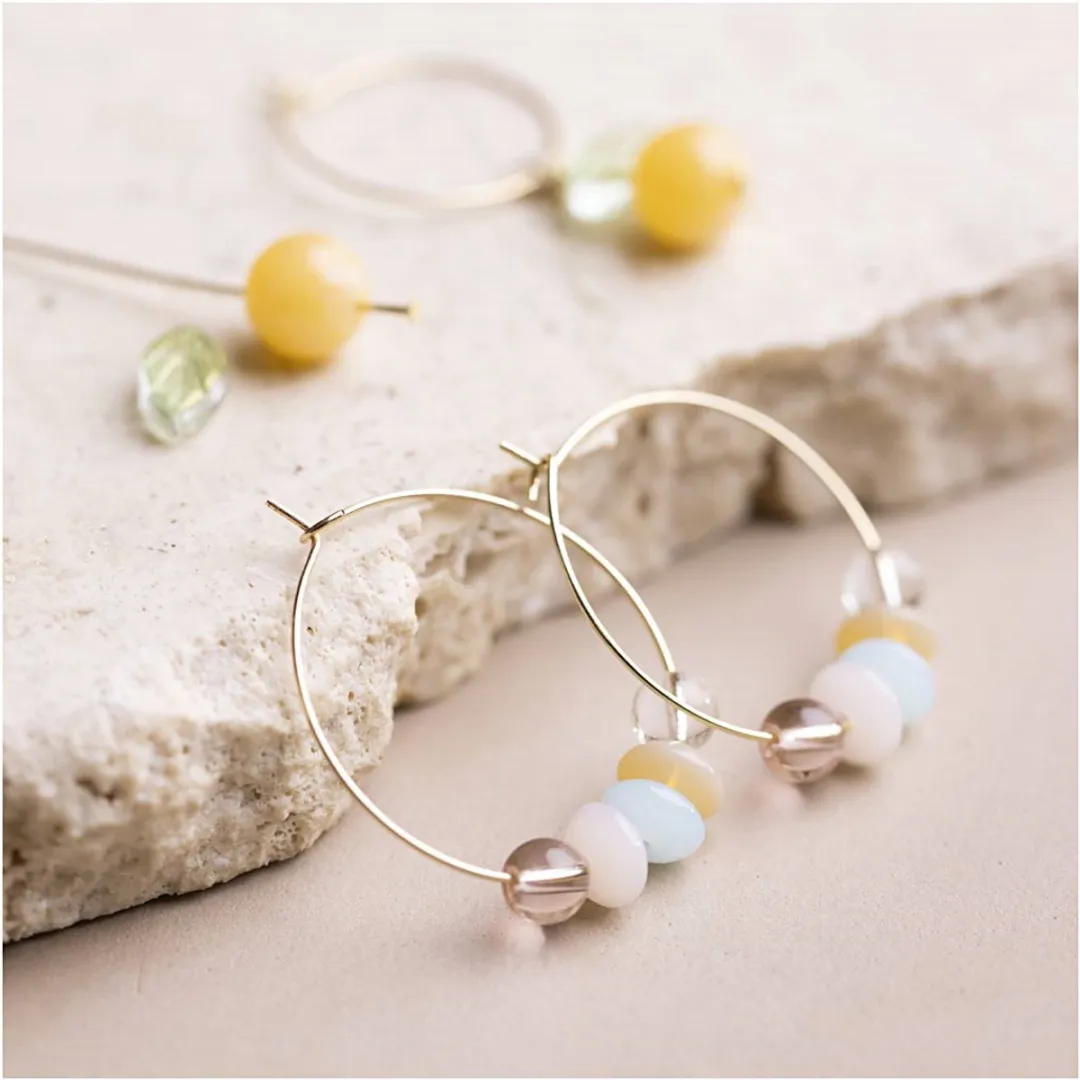 Creativ Company Mini Hobbyset Sieraden Oorbellen Rond - Multicolor