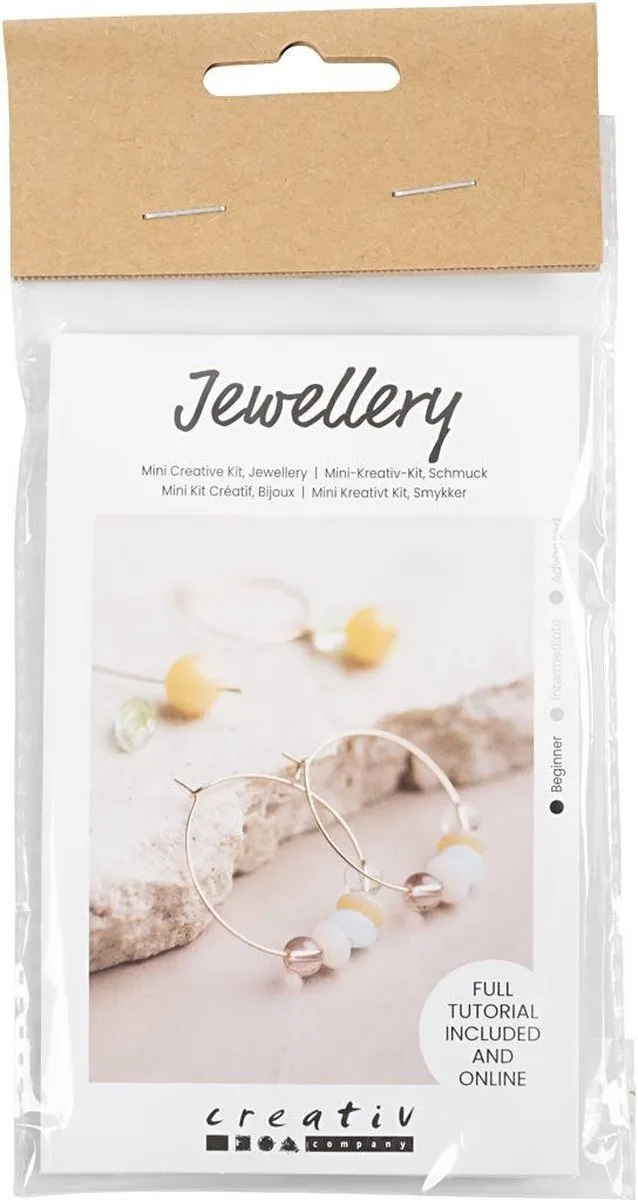 Creativ Company Mini Hobbyset Sieraden Oorbellen Rond - Multicolor