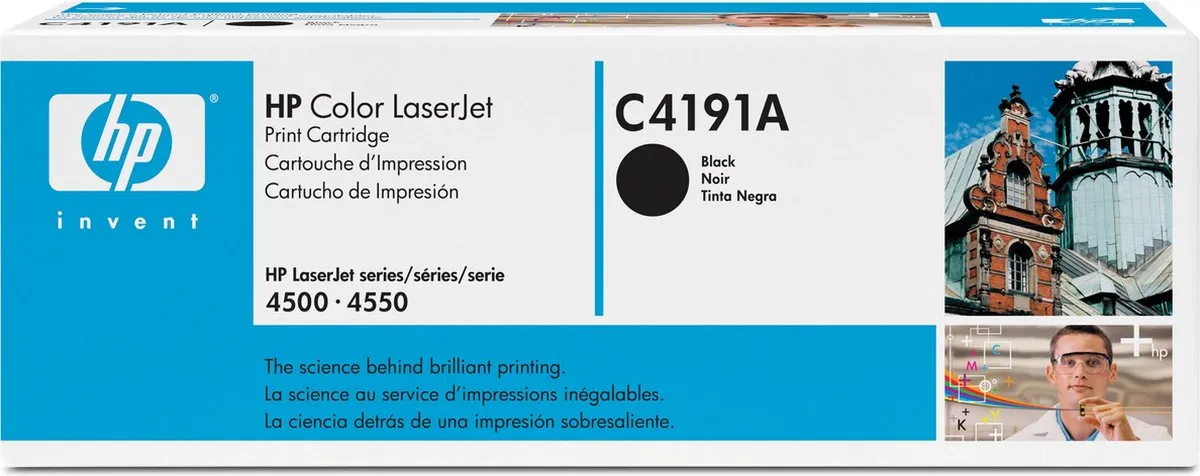 HP 91A Tonercartridge C4191A - Zwart