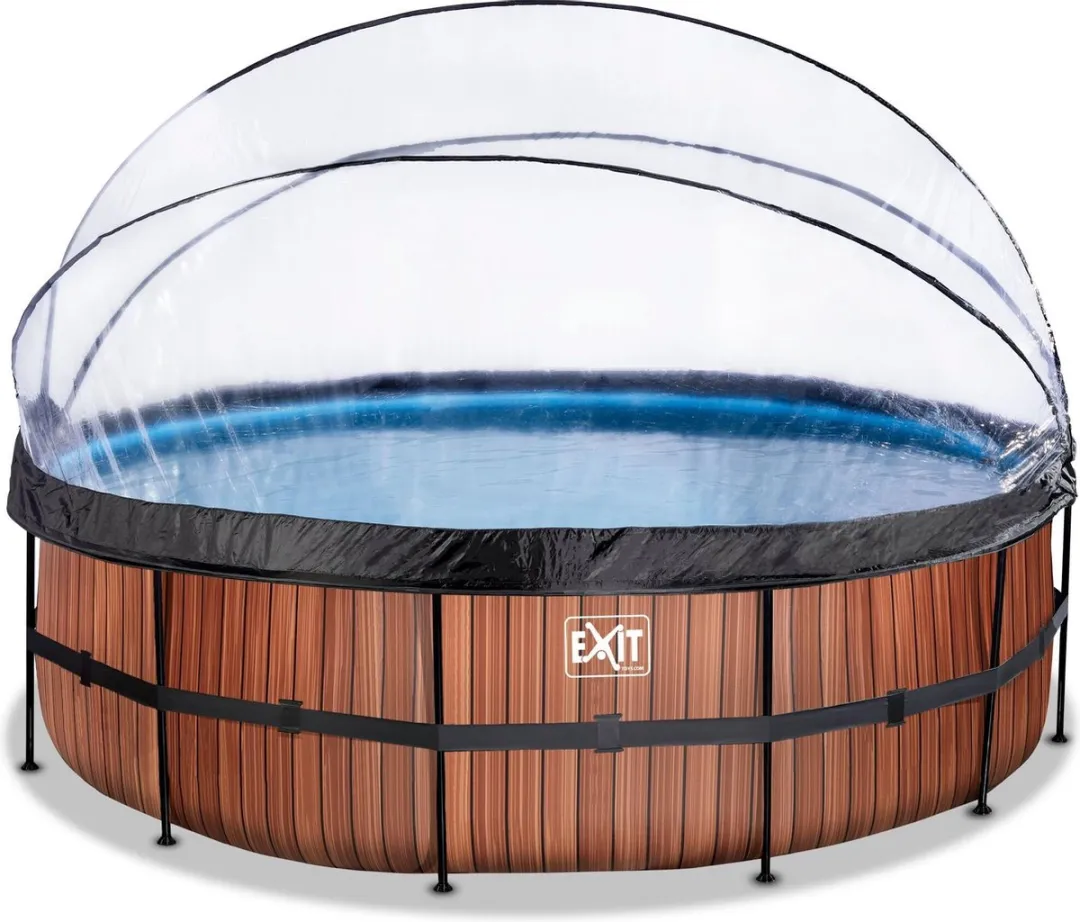 EXIT Wood Zwembad 508cm Bruin