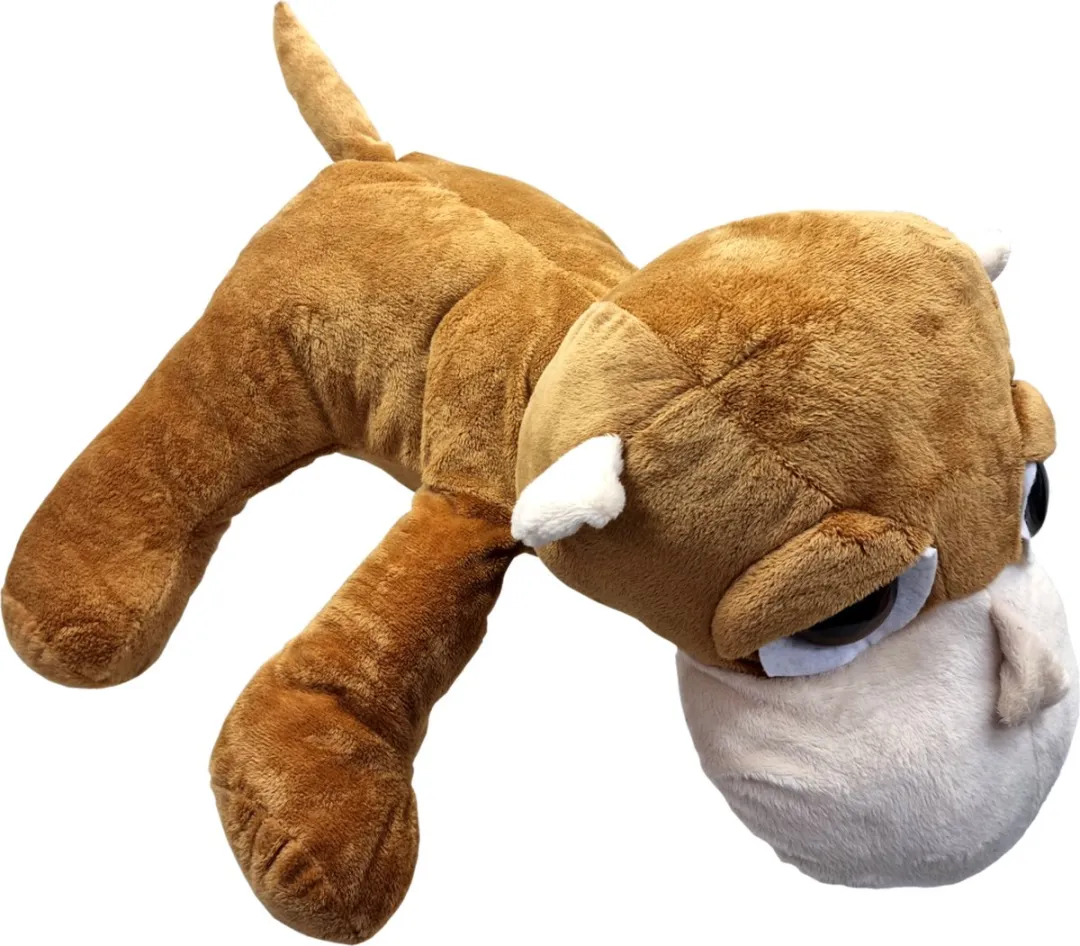 Unitoys Aap Jimmy Liggend 45cm - Bruin