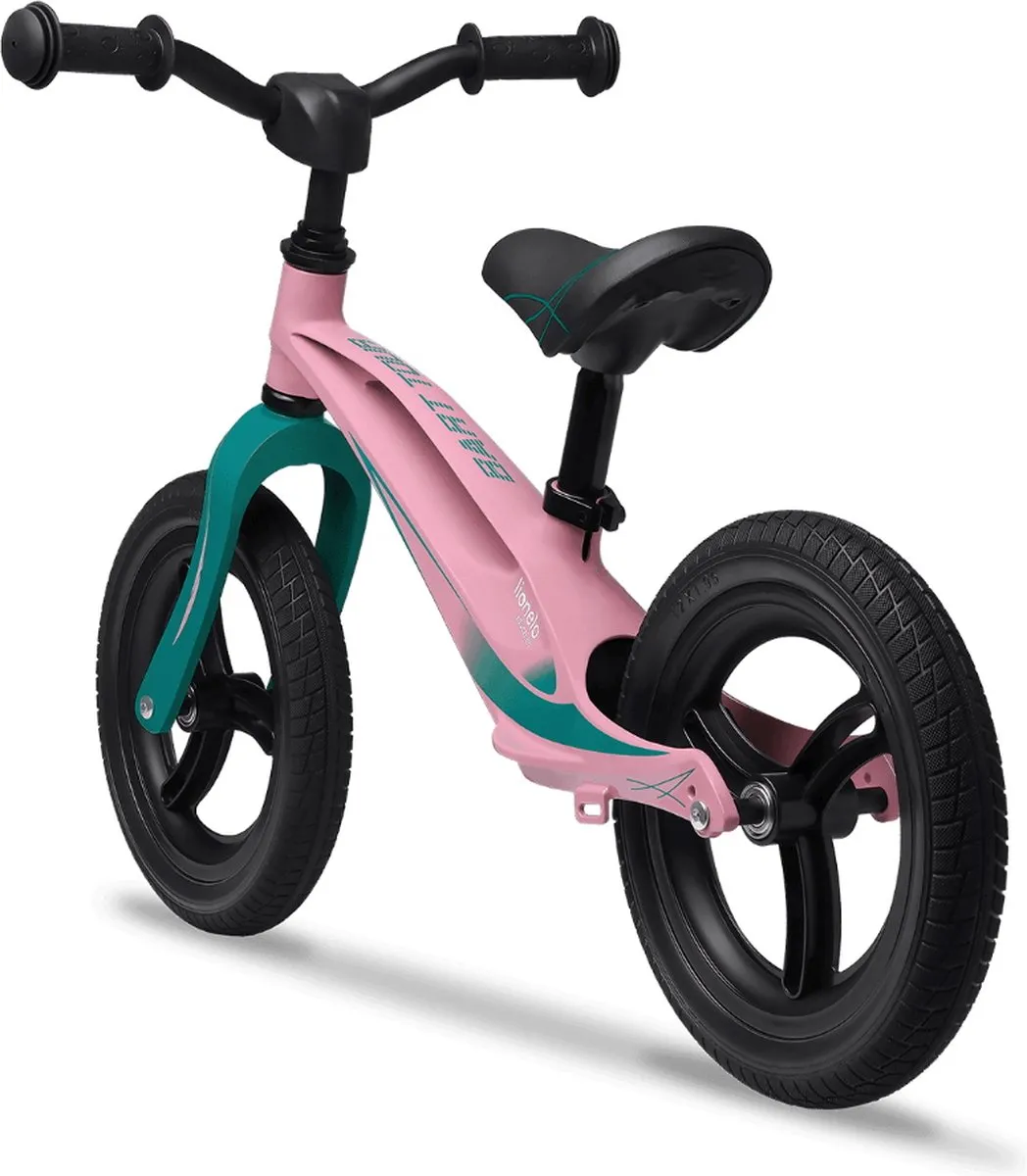 Lionelo Bart Tour Loopfiets 12 Inch - 3,3 kg - Roze - afbeelding 6 van 6