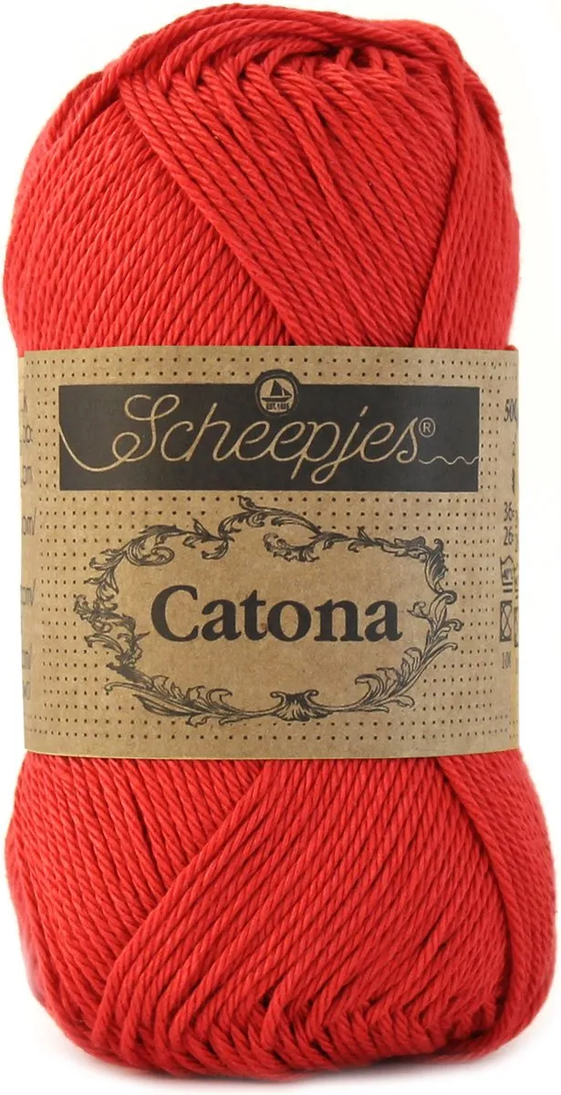 Scheepjes Catona 25g - Rood