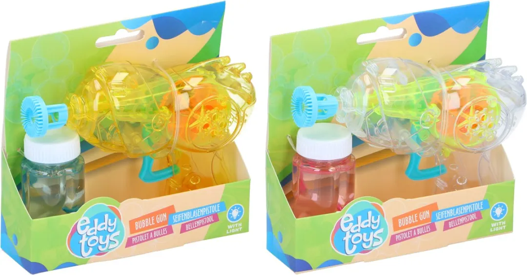 Eddy Toys Bellenblaaspistool met Licht - 16878 - Groen