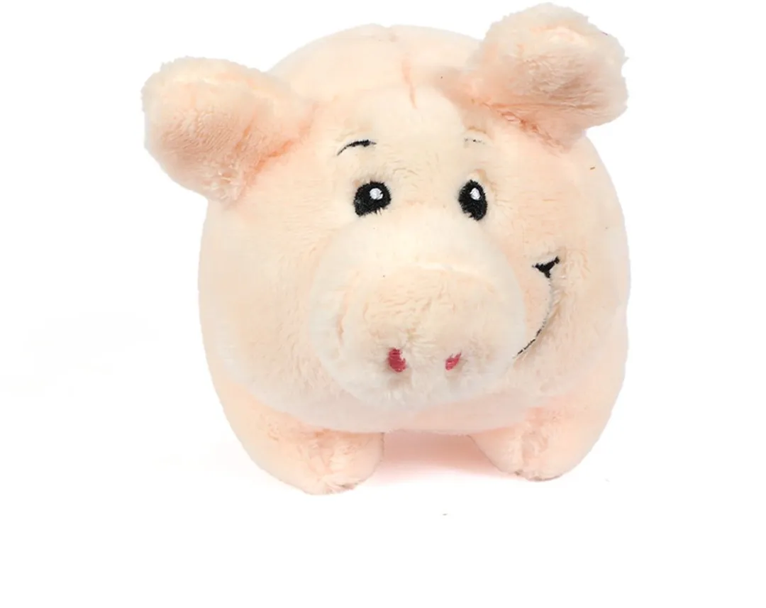 PIA Soft Toys Pluche Knuffelvarkentje 12cm - Roze