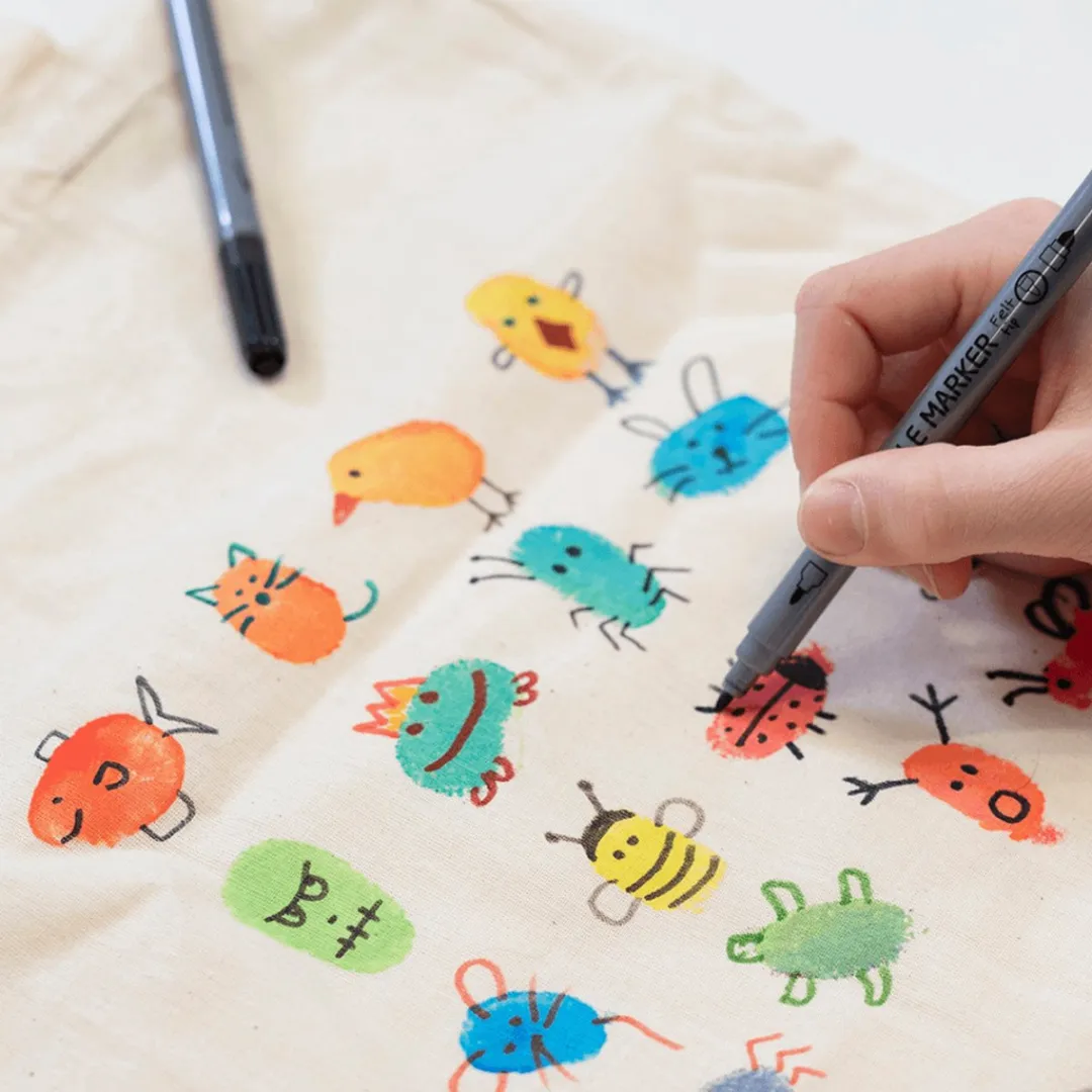 Creativ Company Textielstiften 20 Stuks - Multikleur