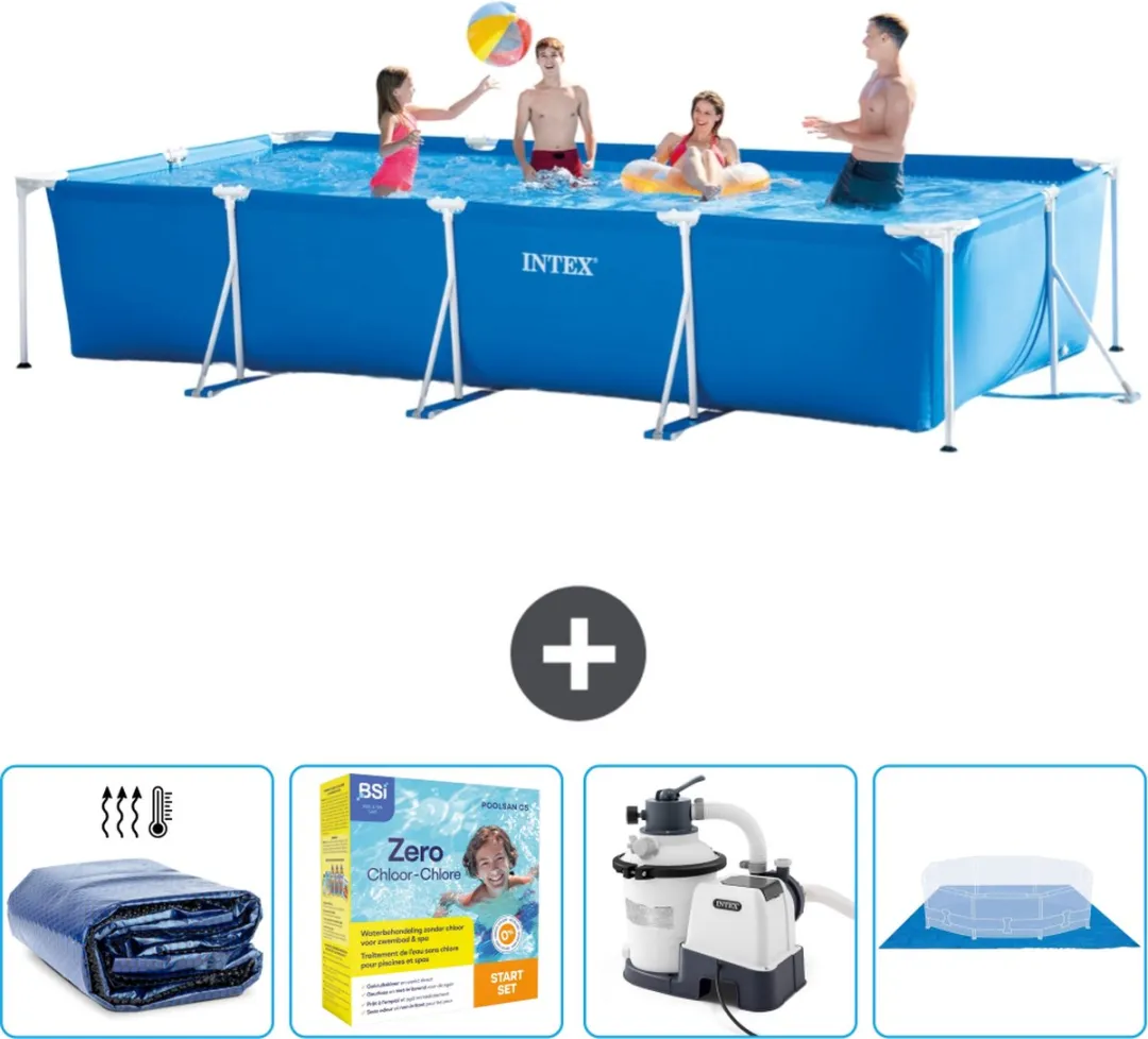 Intex Rechthoekig Frame Zwembad 450x220x84cm