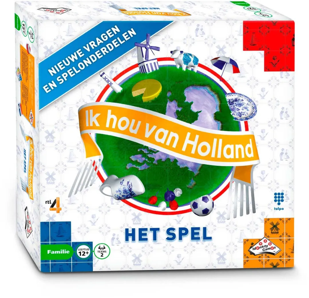 Identity Games Ik hou van Holland Bordspel 07338 - 4-20 Spelers