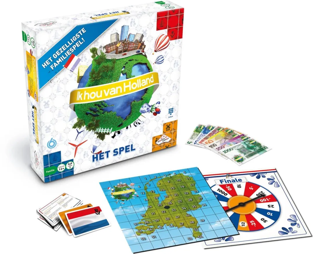 Identity Games Ik hou van Holland Bordspel 07338 - 4-20 Spelers