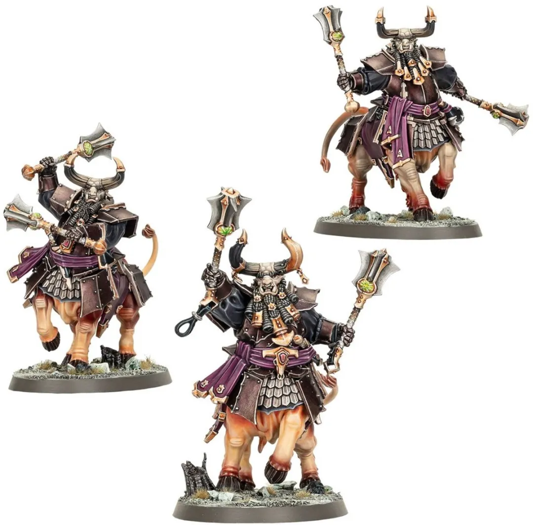 Games Workshop Warhammer Age of Sigmar Helsmiths of Hashut Bull Centaurs 74 Onderdelen