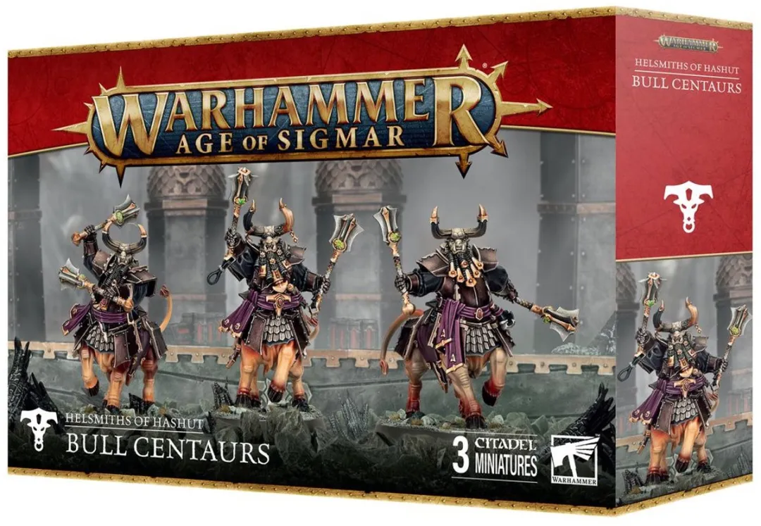 Games Workshop Warhammer Age of Sigmar Helsmiths of Hashut Bull Centaurs 74 Onde