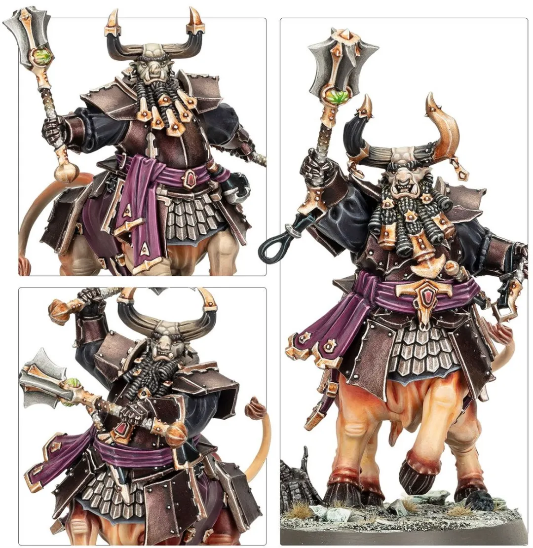 Games Workshop Warhammer Age of Sigmar Helsmiths of Hashut Bull Centaurs 74 Onderdelen