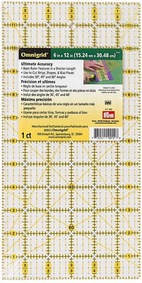 Prym Universele Liniaal 6x12 inch - Uni