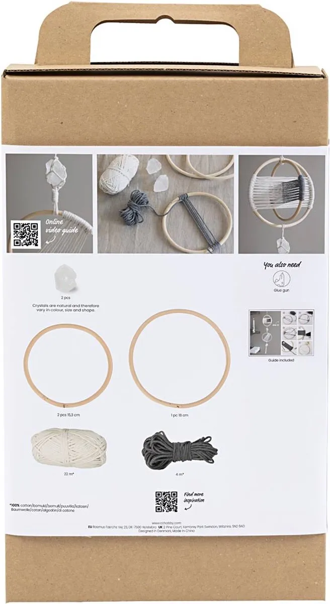 Creativ Company Hobbyset Macramé Mobiel - 2 Kleuren