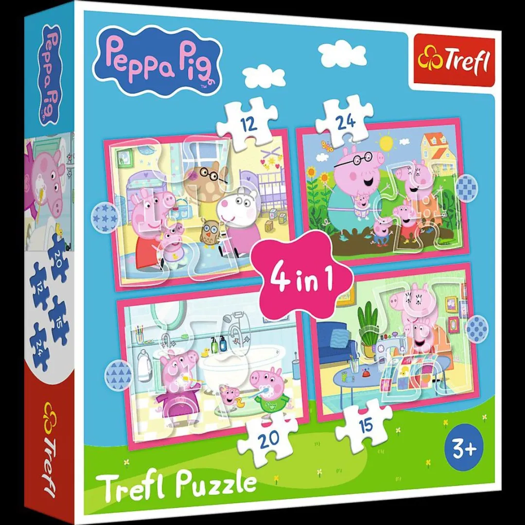 Trefl Peppa Pig 4-in-1 Puzzel