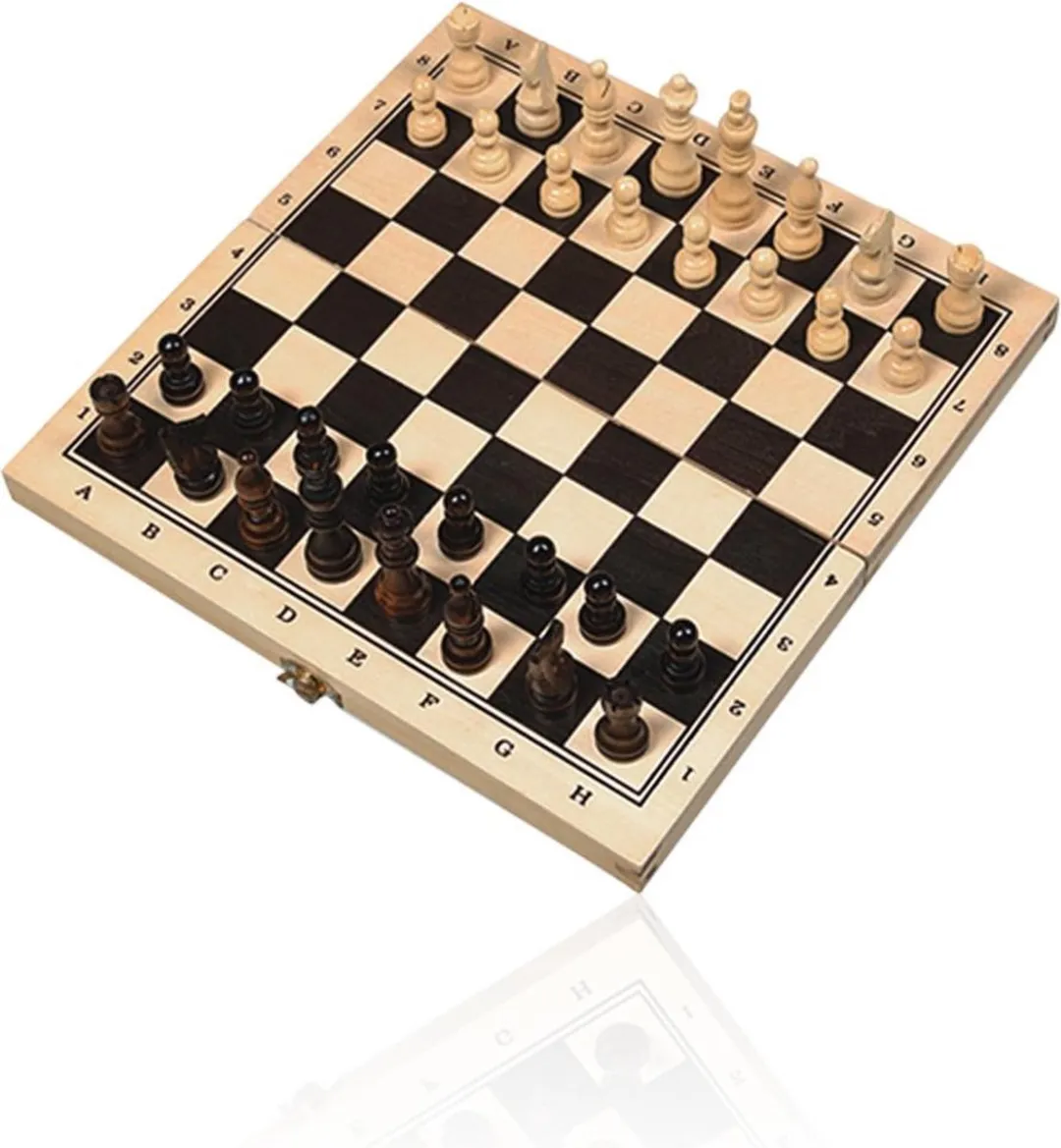 HOT Games Schaak Backgammon Klapcassette 670011