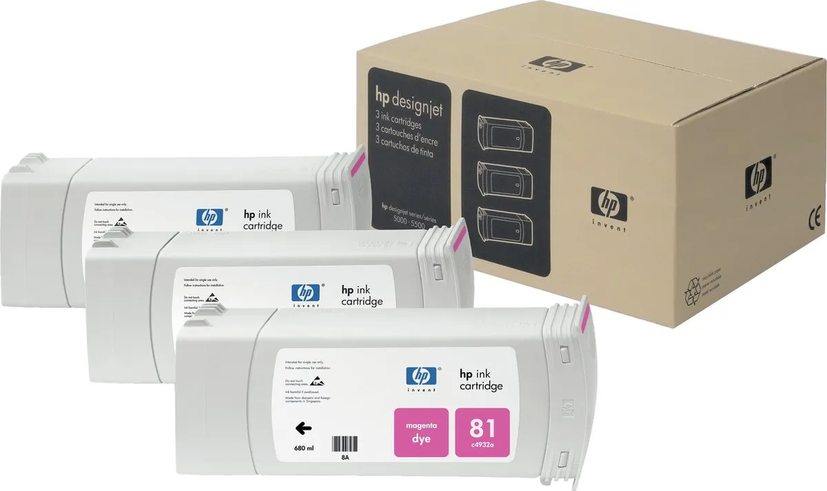 HP 81 Magenta Inktcartridge C5068A