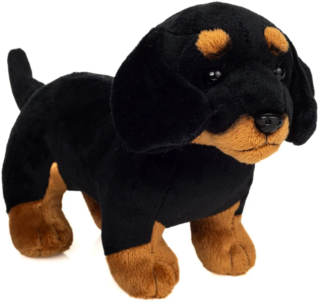 Hermann Teddy Knuffel Teckel Staand 21cm - Bruin