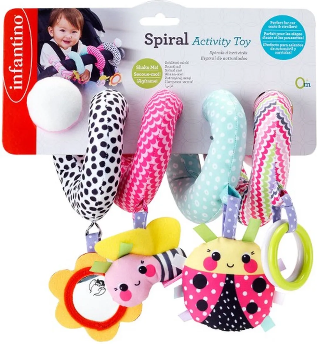 Infantino Spiral Activity Toy - Roze