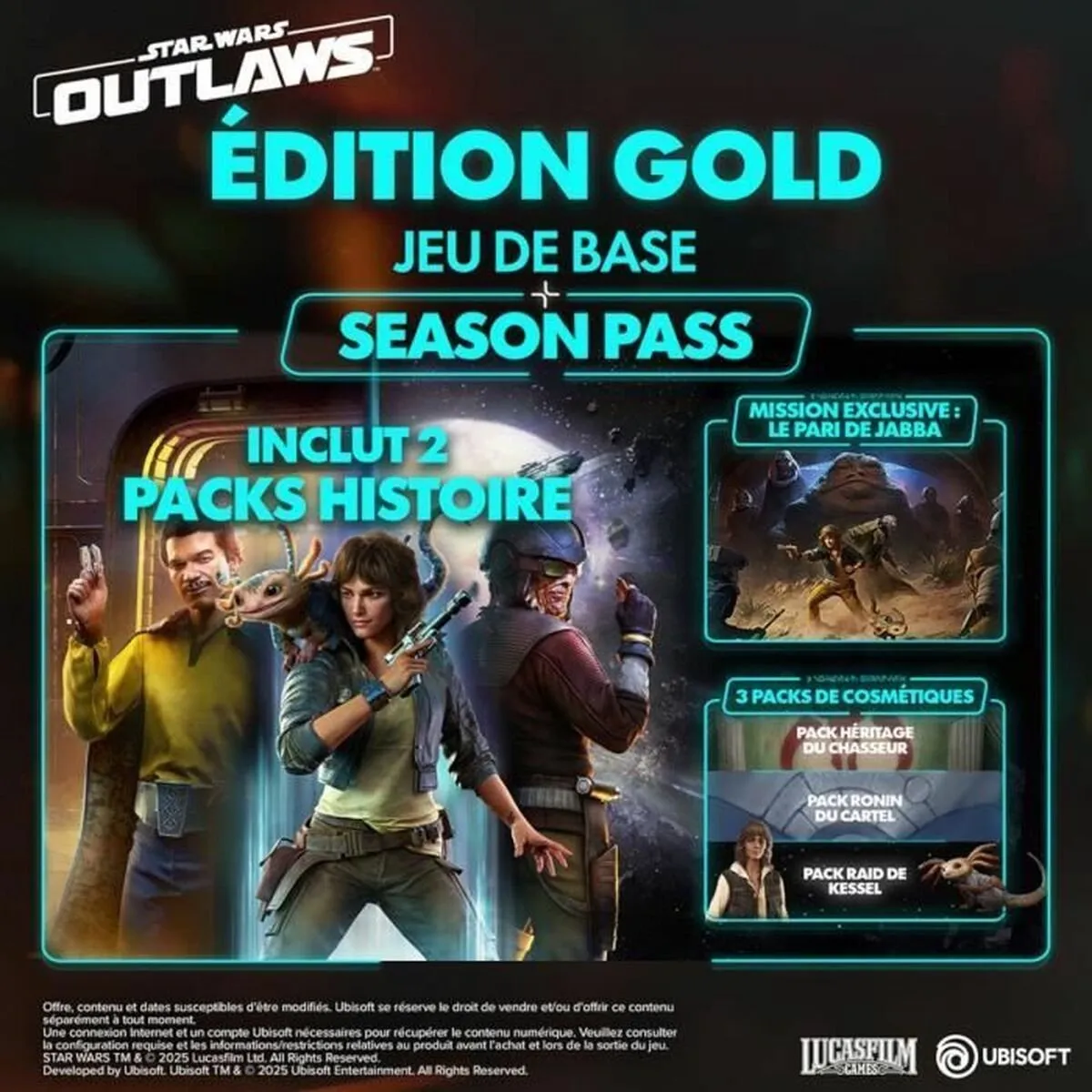 Ubisoft Star Wars Outlaws Gold Edition - Nintendo Switch 2 - afbeelding 3 van 6