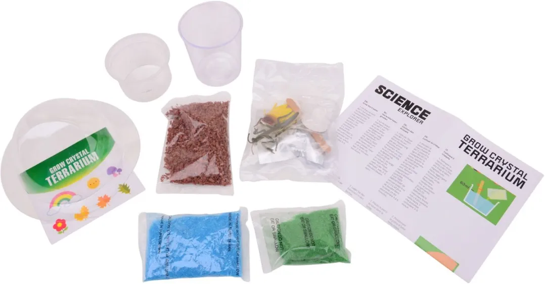 Johntoy Science Explorer Crystal Terrarium