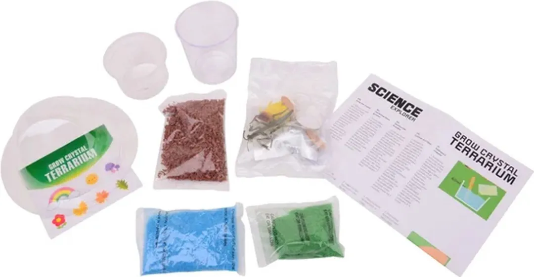Johntoy Science Explorer Crystal Terrarium - Multi kleuren