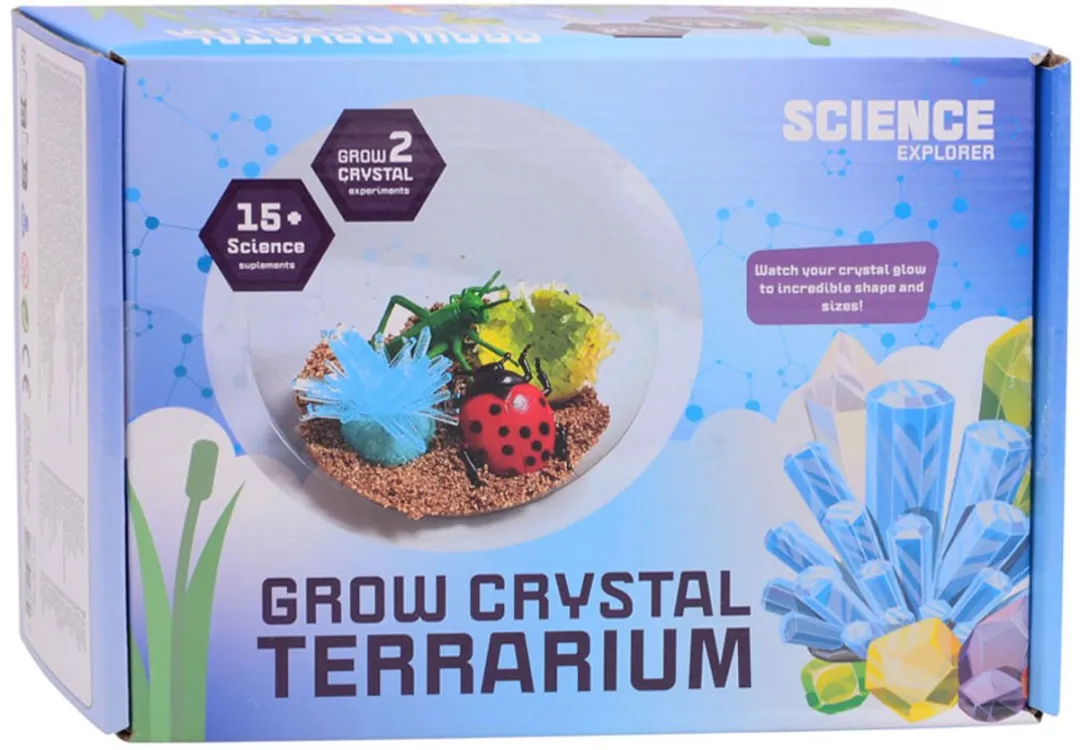 Johntoy Science Explorer Crystal Terrarium - Multi kleuren
