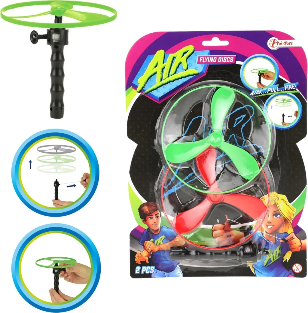 Toi-Toys AIR Afschiet Discs 2 Stuks - Groen