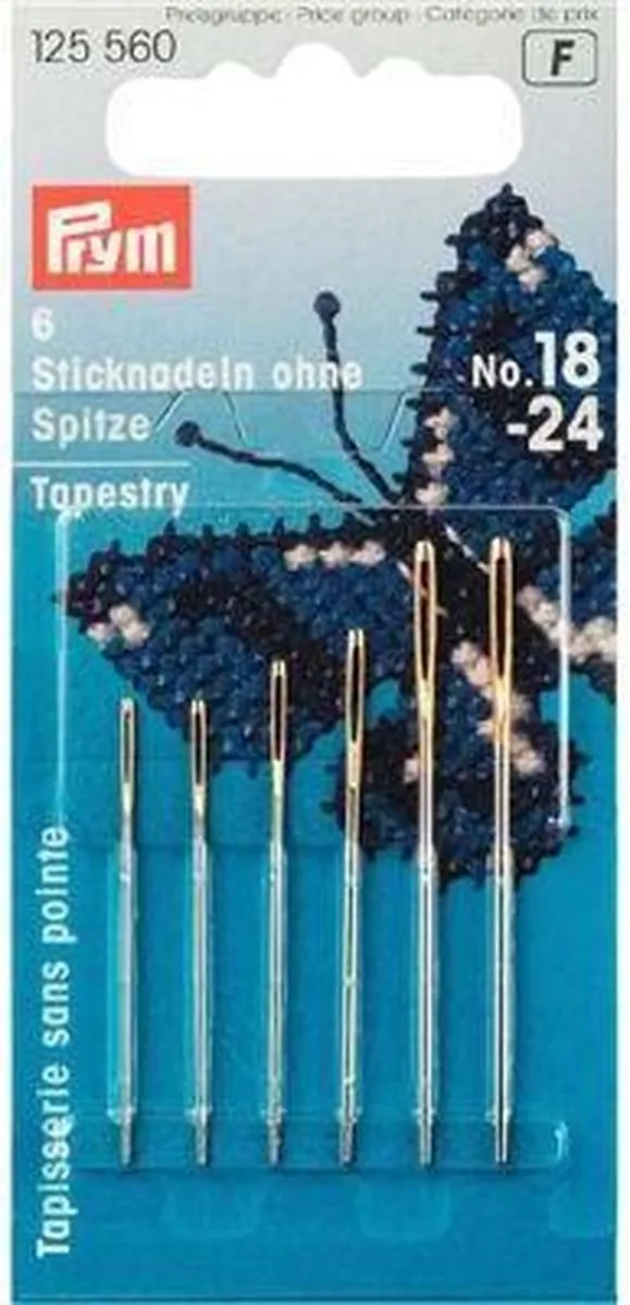 Prym Borduurnaalden No. 18-24 - 6 Stuks
